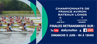 Championnats de France bateaux longs J18 et Sénior